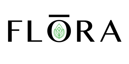 Flora word logo black cropped